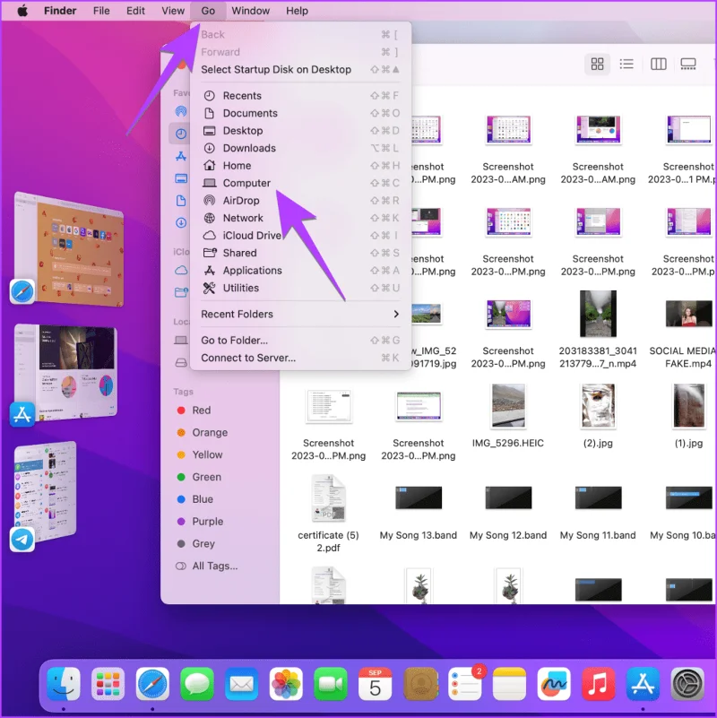 Où se trouve mon ordinateur ou l'explorateur de fichiers sur Mac