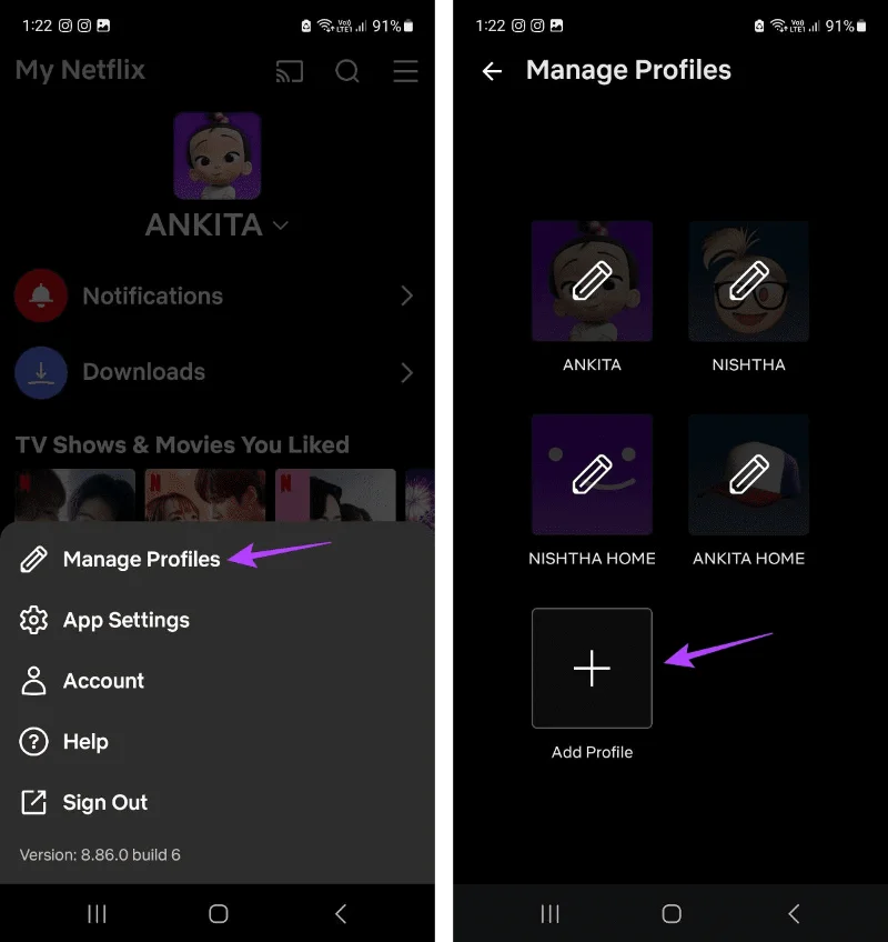 Een Netflix-profiel toevoegen of verwijderen op mobiel en desktop