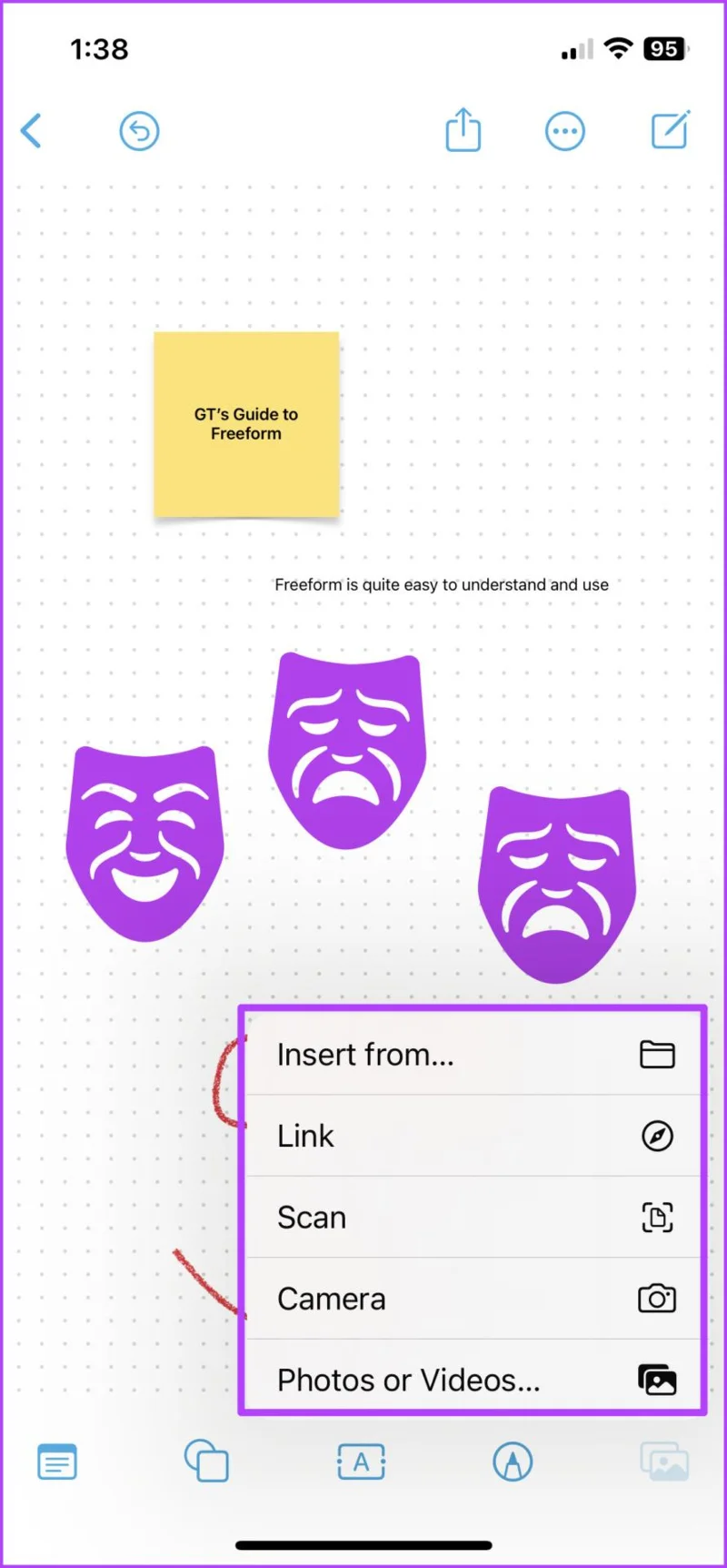 Hoe de Apple Freeform-app op iPhone en iPad te gebruiken
