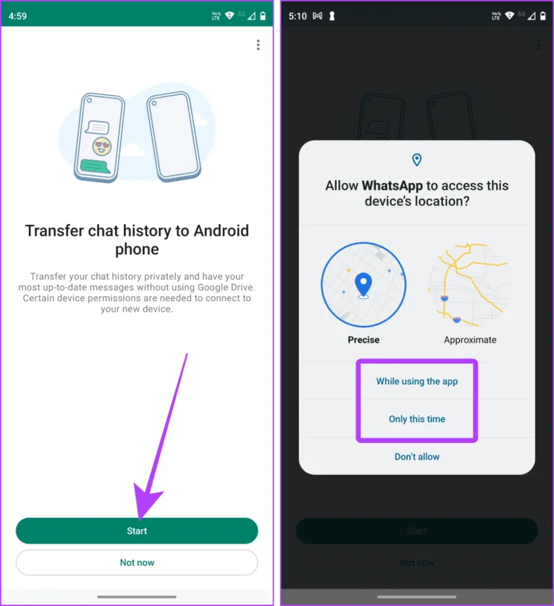Hoe WhatsApp-berichten over te zetten naar een nieuwe telefoon zonder back-up