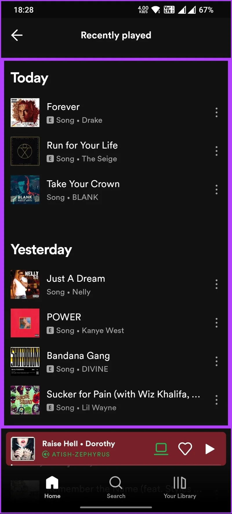 Comment effacer votre historique d'écoute Spotify sur ordinateur et mobile