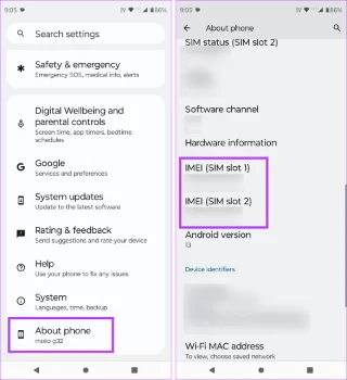 Hoe u een IMEI-nummer kunt vinden op Android (met / zonder telefoon)