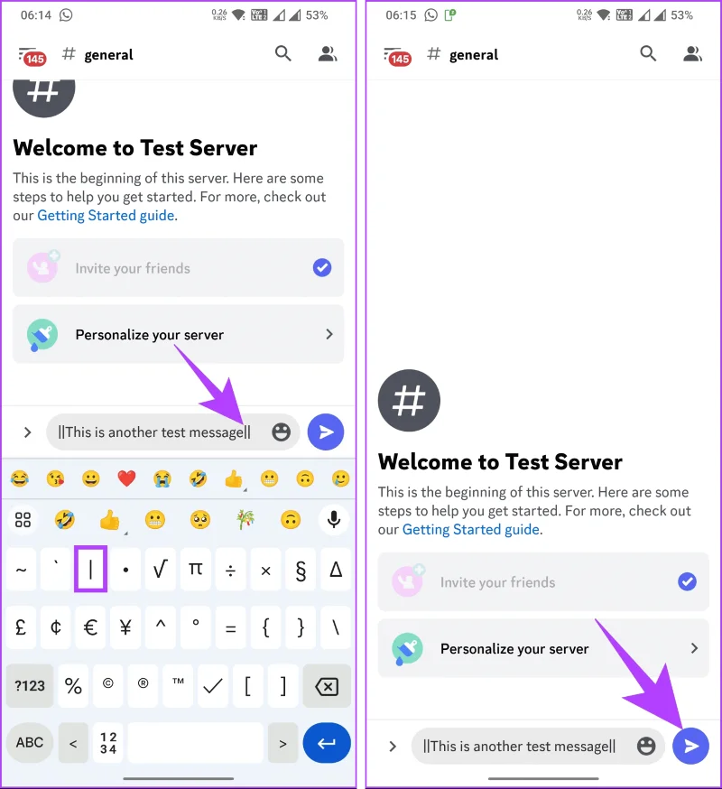 Come creare uno spoiler (testo o immagine) su Discord