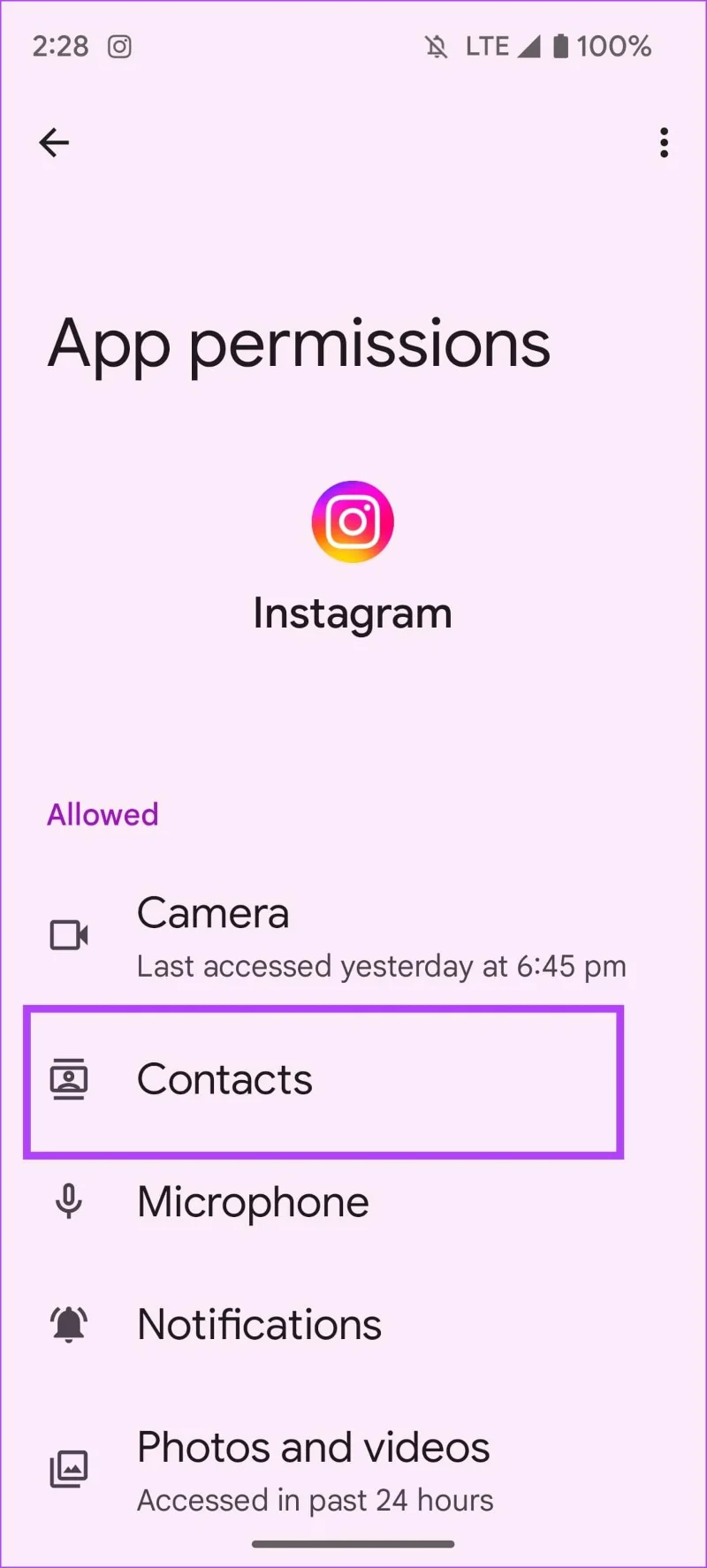 Come sincronizzare i contatti da Instagram