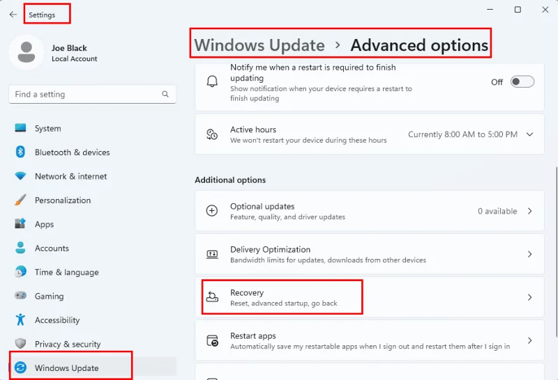 如何停止正在进行的Windows 11更新