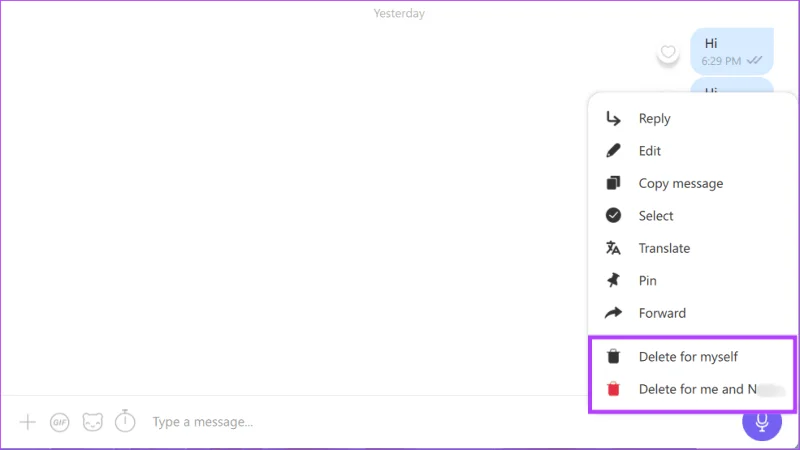 Comment supprimer des messages dans Viber