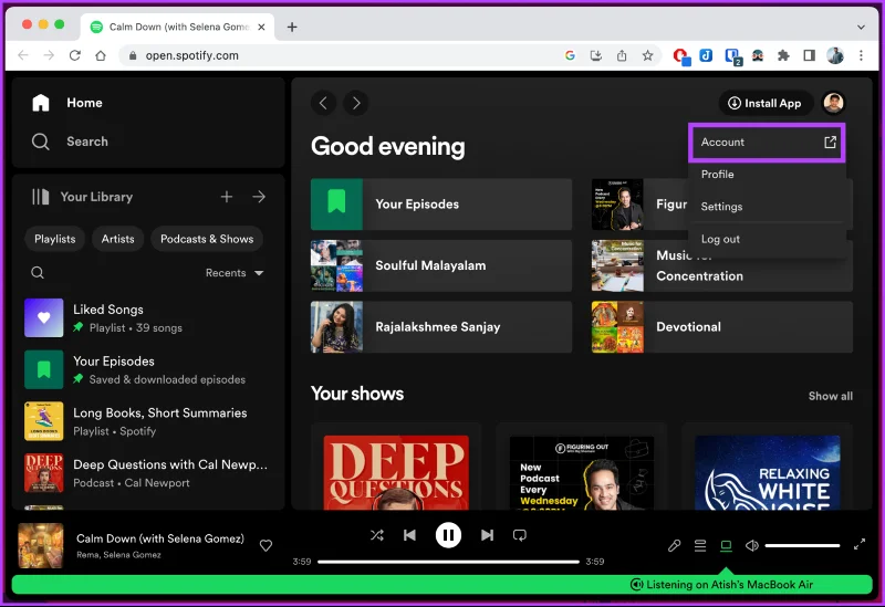 4 façons simples de supprimer un appareil de Spotify