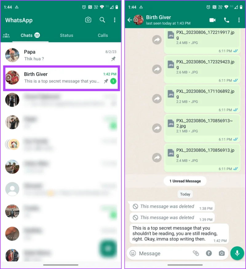 7 วิธีในการอ่านข้อความ WhatsApp โดยที่ผู้ส่งไม่รู้