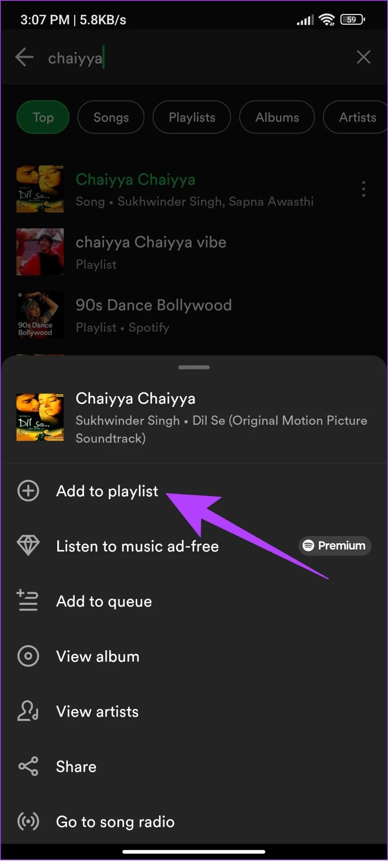 Come impedire a Spotify di aggiungere brani alla playlist