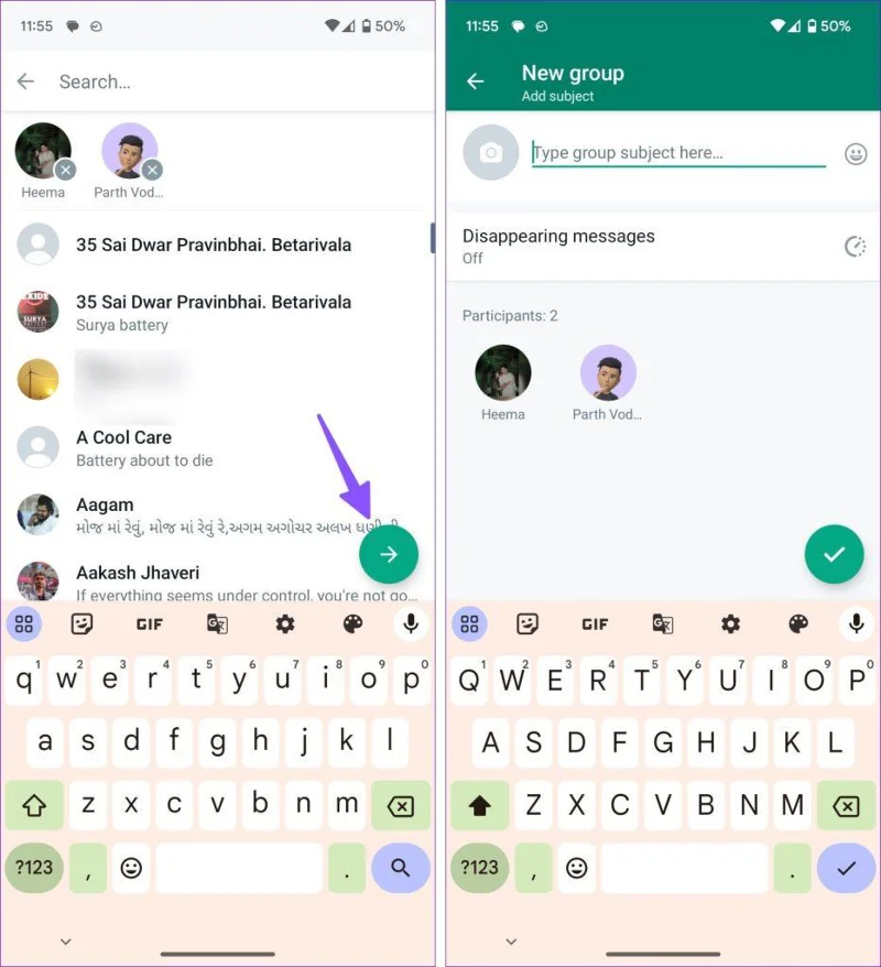 Come aggiungere qualcuno alla chat di WhatsApp