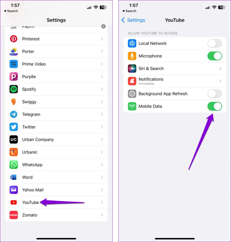 5 manieren om 'Er is iets misgegaan' op YouTube voor iPhone te repareren