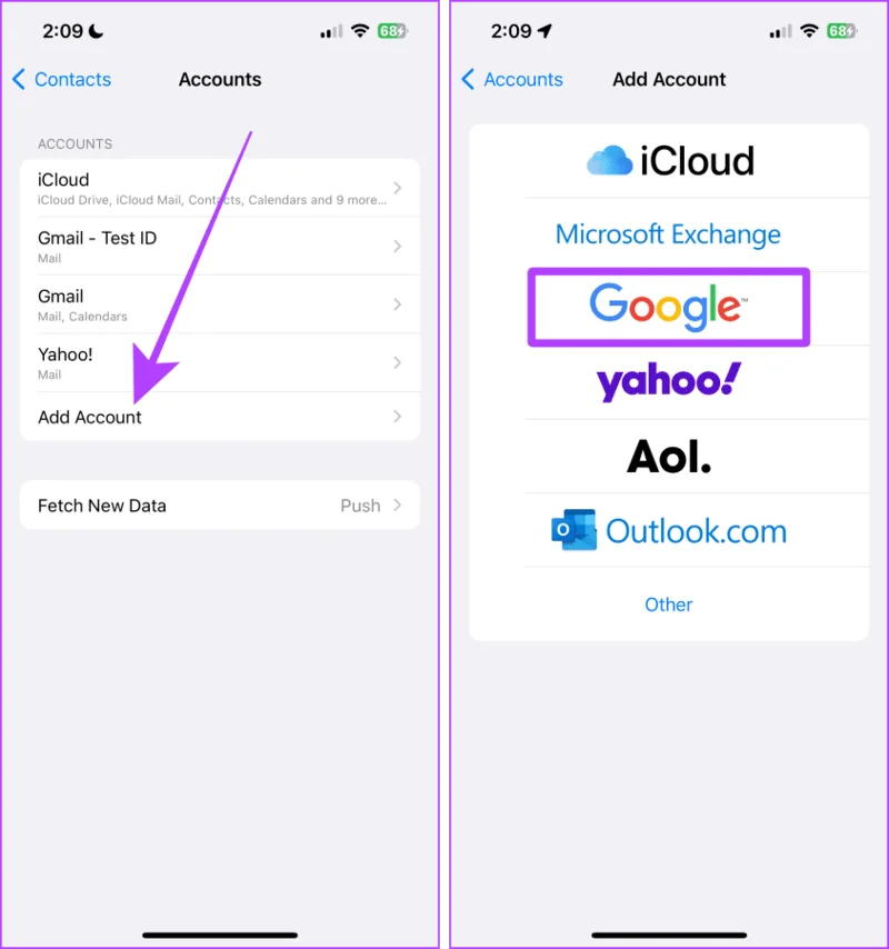 2 manieren om Gmail-contacten naar de iPhone te importeren