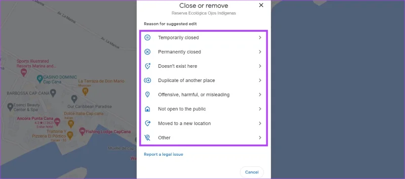 Come aggiungere una posizione o un indirizzo mancante in Google Maps