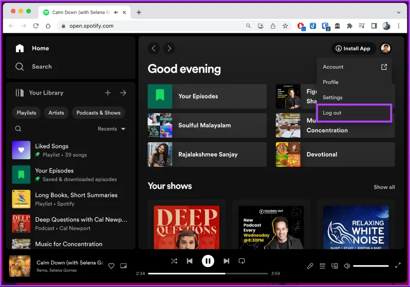 4 façons simples de supprimer un appareil de Spotify