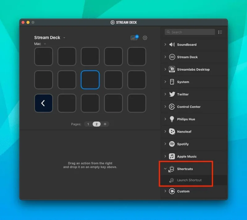 Come utilizzare le scorciatoie con uno Stream Deck su Mac