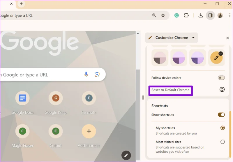 Top 6 oplossingen voor Google Chrome blijft van thema veranderen