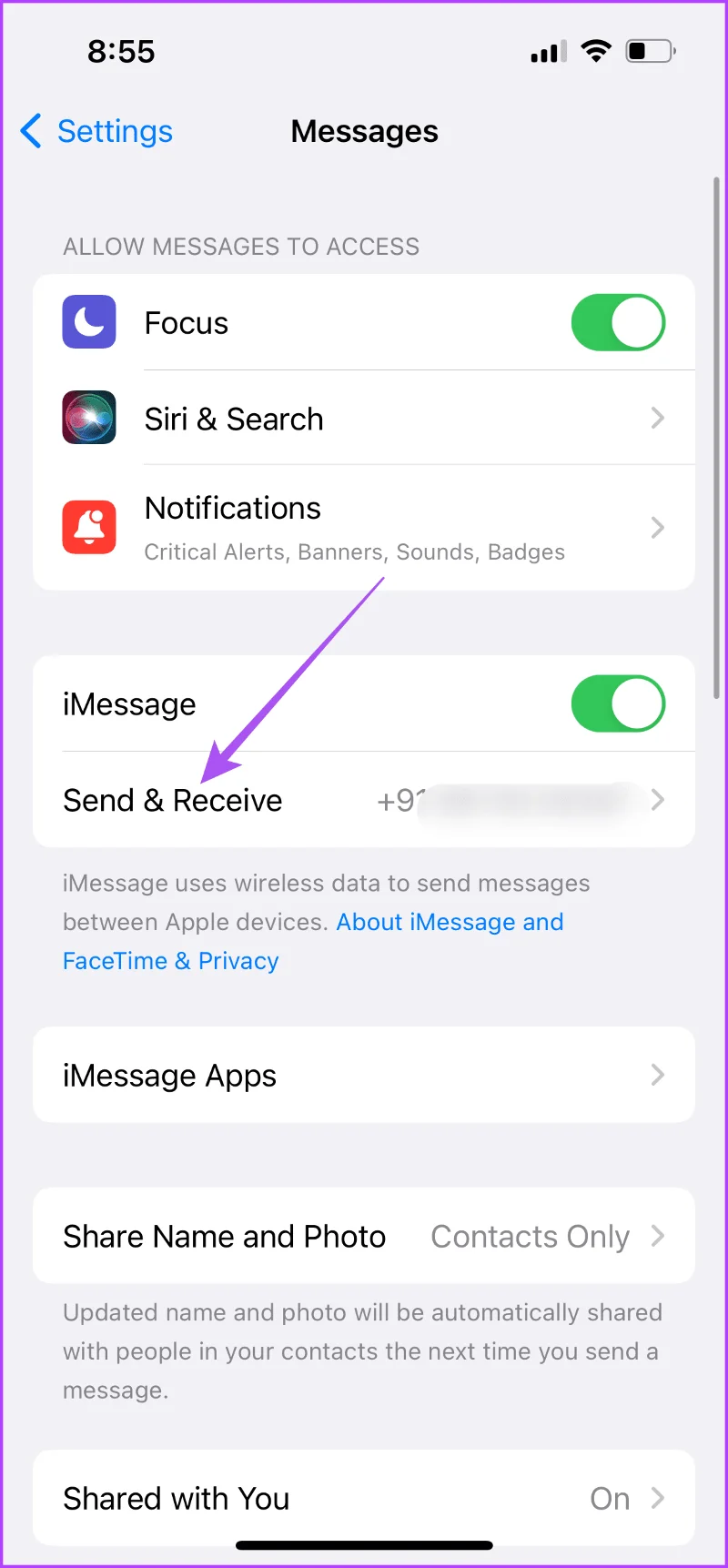 Hoe u een sms-bericht kunt verzenden in plaats van iMessage naar een contactpersoon