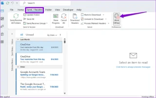 Las 7 formas principales de arreglar Microsoft Outlook que no muestra el contenido del correo electrónico en Windows