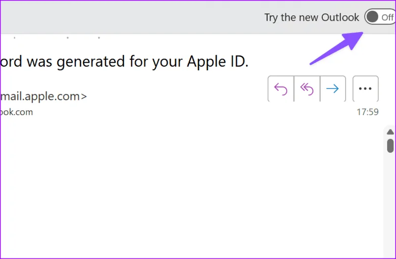 Activer le nouveau Outlook