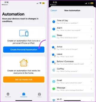 Hoe u de vliegtuigmodus automatisch in- of uitschakelt op iOS