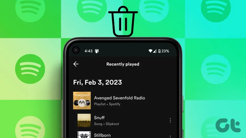 Comment effacer votre historique d'écoute Spotify sur ordinateur et mobile