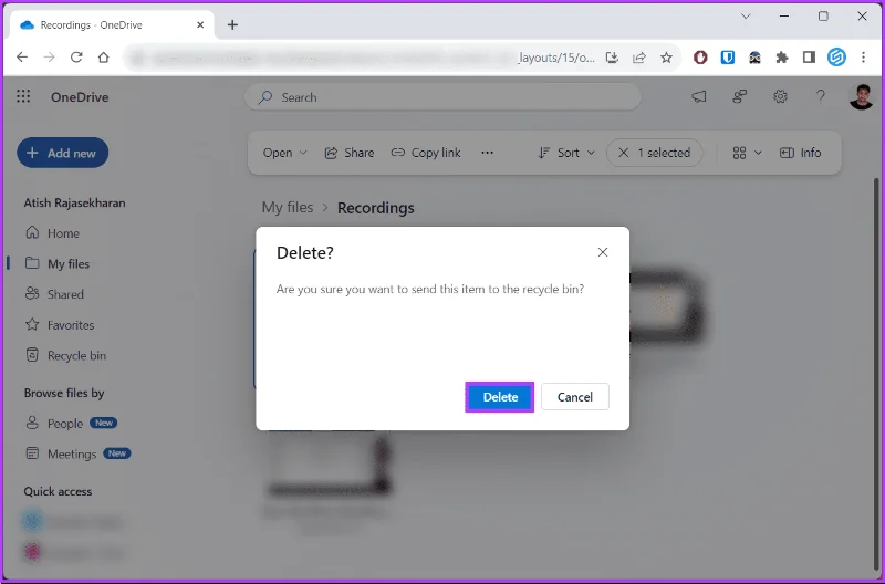 Come scoprire dove sono archiviate le registrazioni dei team