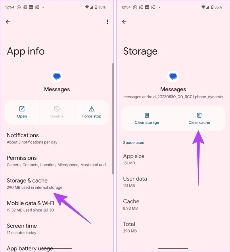 Waarom worden mijn berichten niet verzonden of afgeleverd bij één persoon op Android?
