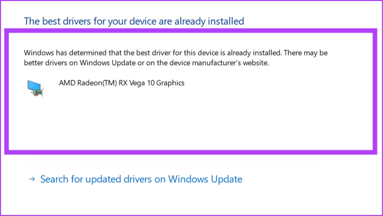 Diez soluciones para el error 'Administración de memoria de video interna' en Windows