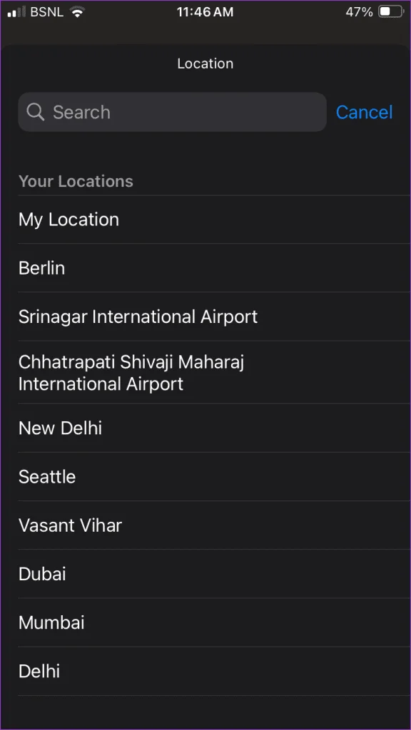 Hoe u de weerlocatie op iPhone, iPad of Apple Watch kunt wijzigen