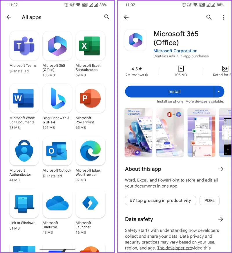 تطبيق Microsoft Office Mobile