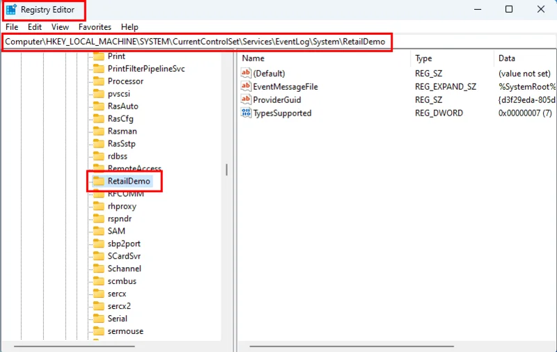 Cómo eliminar servicios de Windows en Windows 11
