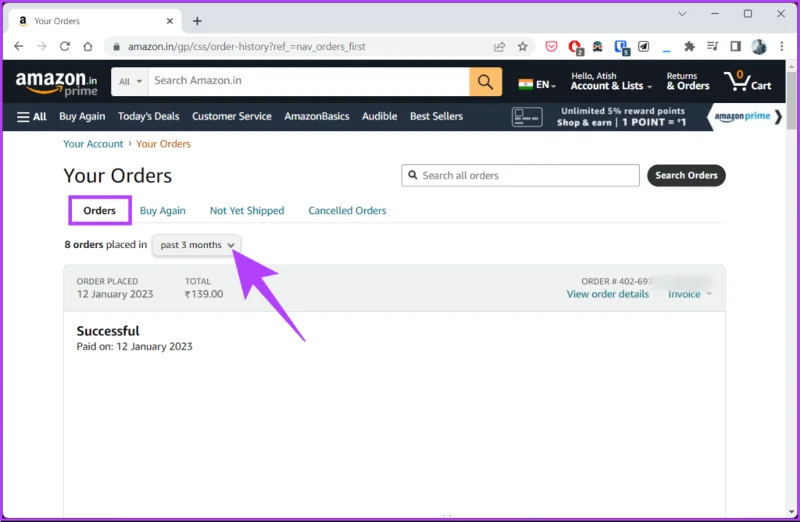 Come ottenere e stampare una ricevuta da Amazon: 3 modi migliori