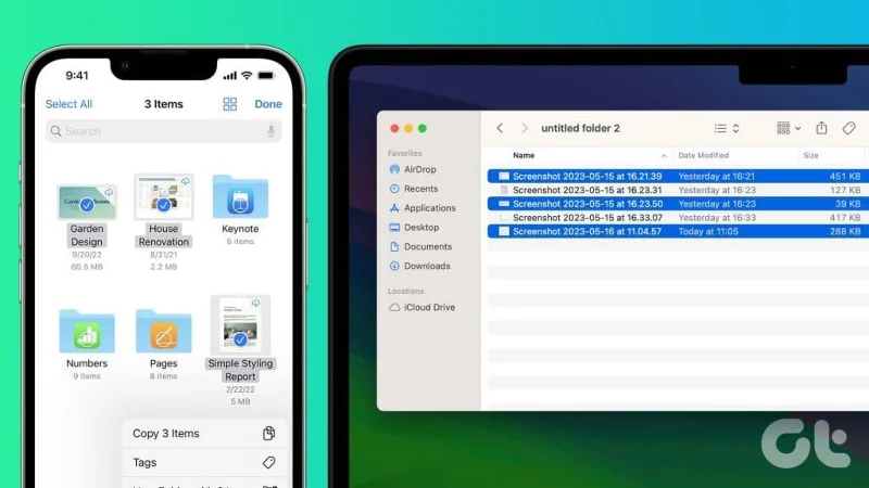 7 modi per selezionare più file/elementi su Mac e iPhone
