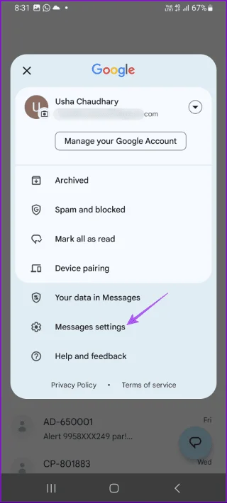 7 migliori soluzioni per l'impossibilità di inviare GIF nell'app Google Messaggi
