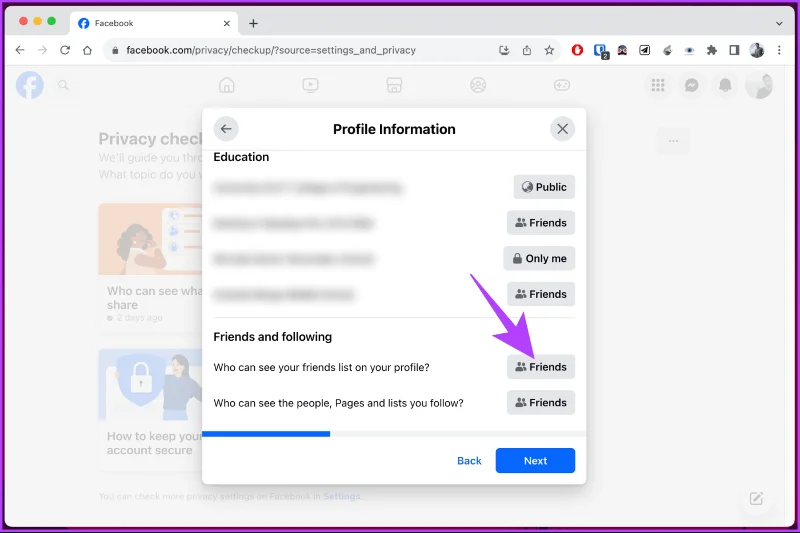 Impedisci agli amici di Facebook di vedere la tua attività e nascondila