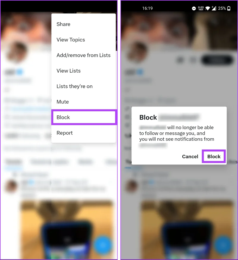 Come bloccare o bloccare gradualmente qualcuno su Twitter