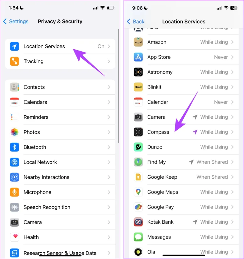 IPhone Compass ne fonctionne pas&nbsp;: 10 façons de le réparer