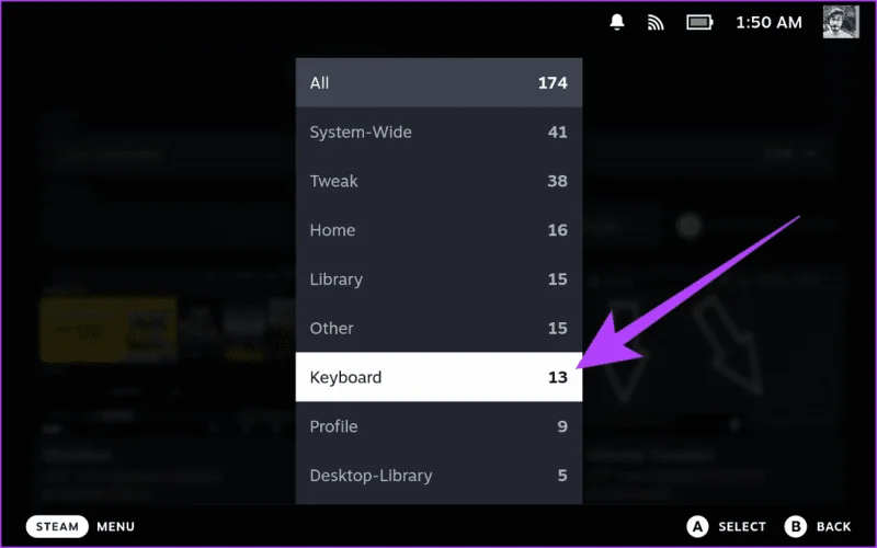 Come cambiare il tema della tastiera su Steam Deck