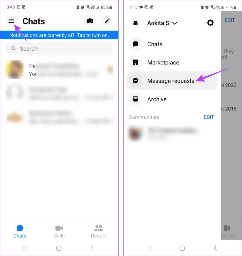 Comment afficher les conversations secrètes sur Messenger