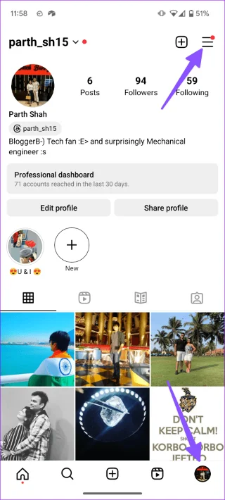 Cerrar sesión en Instagram