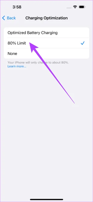 Hoe u het opladen van de batterij kunt beperken tot 80% op de iPhone