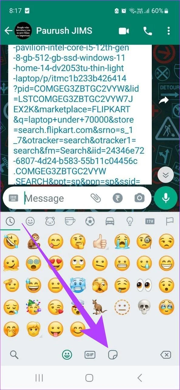 7 semplici modi per correggere gli adesivi personalizzati che non vengono visualizzati su WhatsApp