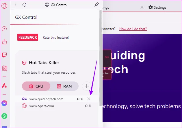 I 9 migliori modi per limitare l'utilizzo della RAM in Opera GX