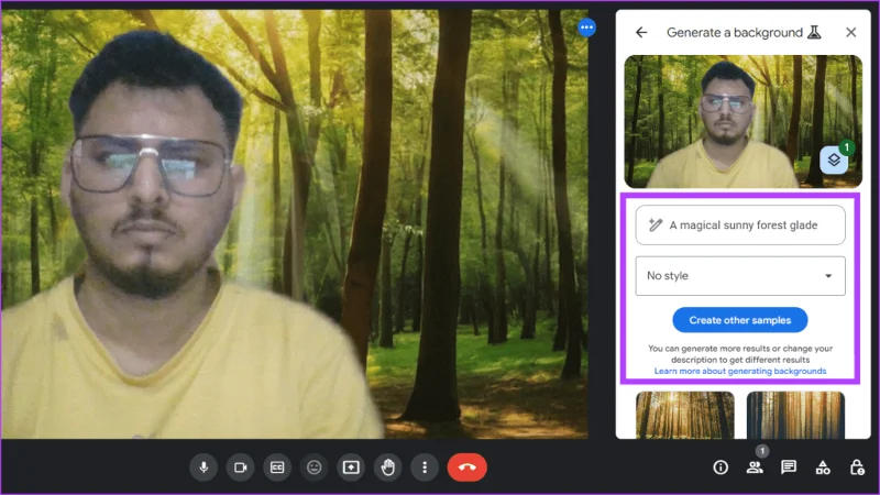 Hoe u Google Meet-achtergrond kunt genereren met Gemini AI