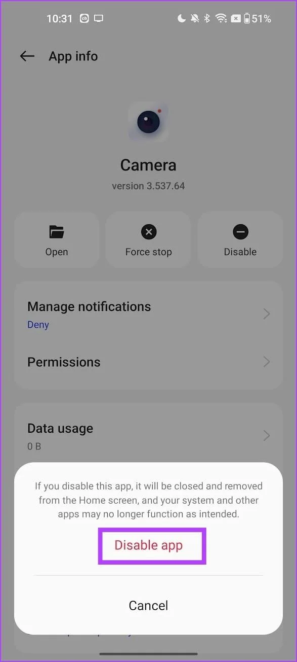 7 manieren om het beveiligingsbeleid op te lossen voorkomt cameragebruik op Android