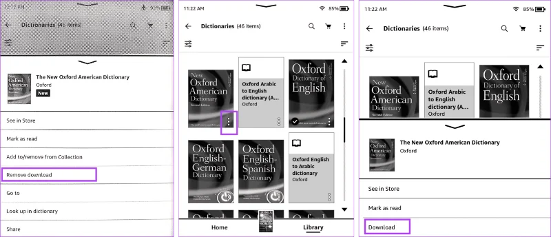 3 maneiras de consertar o dicionário Kindle que não funciona