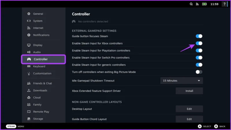 Les 7 meilleures façons de réparer Steam ne reconnaissant pas le contrôleur sous Windows 11