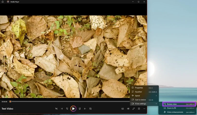 Cómo rotar vídeos en Windows 11