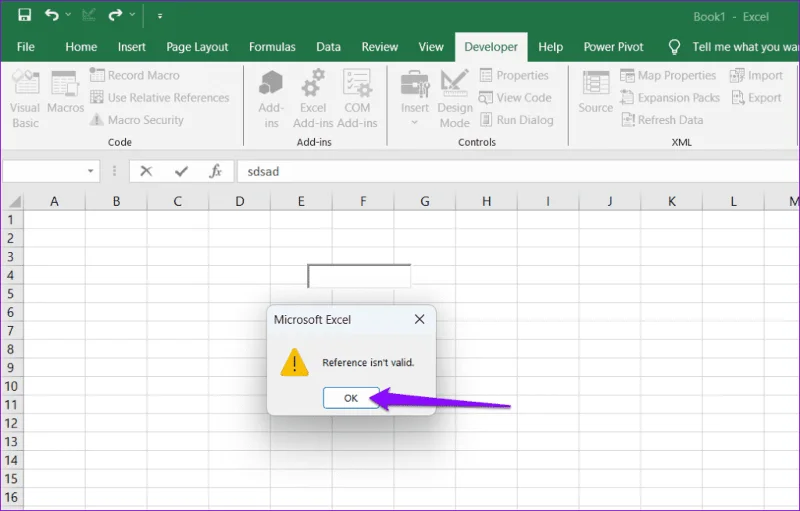 6 principais correções para erro ‘Referência não válida’ no Microsoft Excel para Windows