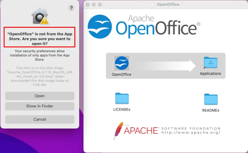 MacOS: Schakel “{appname} kan niet worden geopend omdat het van een niet-geïdentificeerde ontwikkelaar is” uit